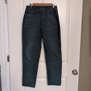 American Eagle Women's Corduroy Pants Dark Green Size 4 Regular